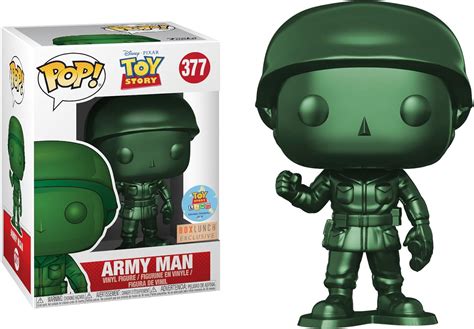 box lunch toy story metallic army man|Funko POP Metallic Army Man Toy Story Box Lunch Exclusive .